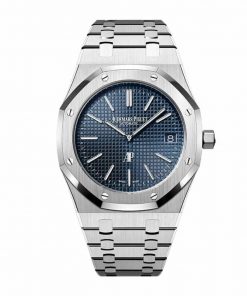 Audemars Piguet Royal Oak Stainless Steel Jumbo Ultra Thin Blue 15202STOO1240ST01 Replica