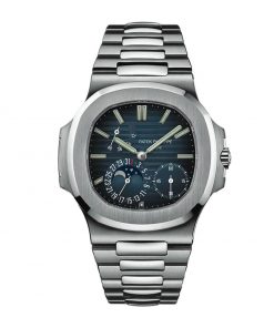 Patek Philippe Nautilus Steel Blue Dial Moon Phase 57121A001 Replica