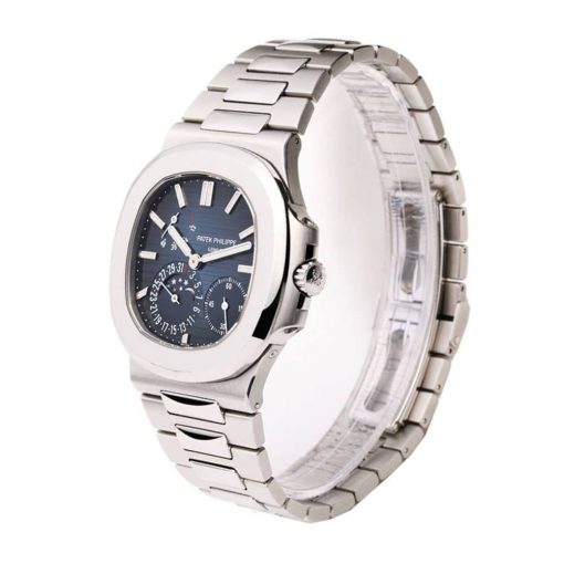 Patek Philippe Nautilus Steel Blue Dial Moon Phase 57121A001 Replica