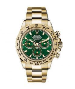 Rolex Cosmograph Daytona Oyster Yellow Gold “John Mayer” Green Dial 116508-0013 Replica
