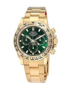 Rolex Cosmograph Daytona Oyster Yellow Gold “John Mayer” Green Dial 116508-0013 Replica