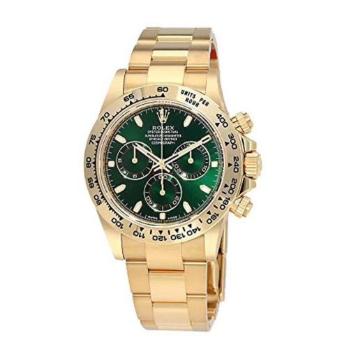 Rolex Cosmograph Daytona Oyster Yellow Gold “John Mayer” Green Dial 116508-0013 Replica