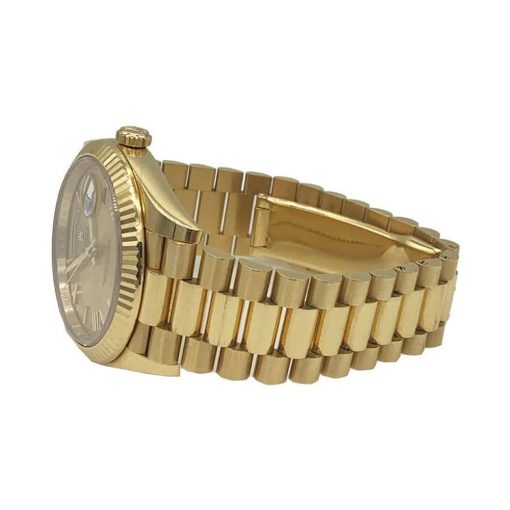 Rolex Day-Date II 41mm Yellow Gold Champagne Dial 218238 Replica Watch
