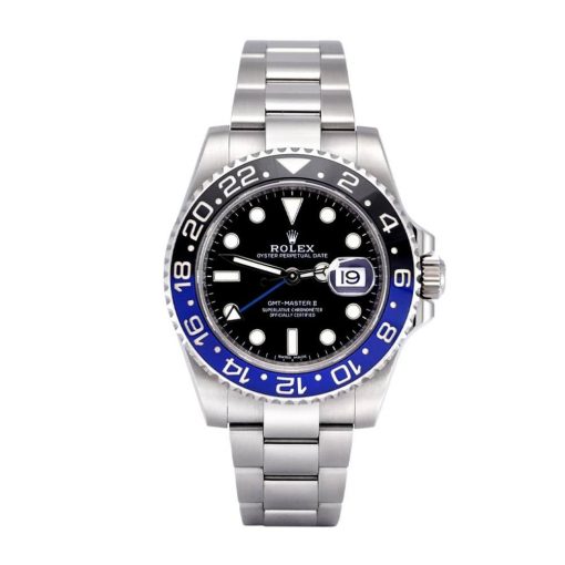 Rolex GMT-Master II Black Dial 116710BLNR “Batman Bezel” Oyster Replica Watch