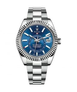 Rolex Sky-Dweller Blue Dial Stainless Steel 326934-0003 Jubilee Oyster Replica