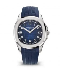 Patek Philippe Aquanaut Blue Dial & Strap White Gold 5168G-001 Replica