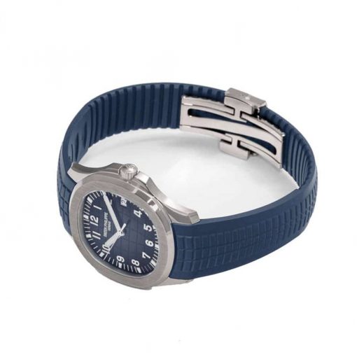 Patek Philippe Aquanaut Blue Dial & Strap White Gold 5168G-001 Replica
