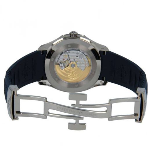 Patek Philippe Aquanaut Blue Dial & Strap White Gold 5168G-001 Replica