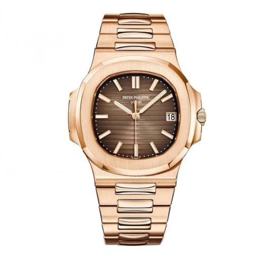 Patek Philippe Nautilus 5711/1R-001 Rose Gold Brown Dial Replica