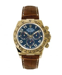 Rolex Cosmograph Daytona Yellow Gold Blue Dial 116518 Blue Dial Replica