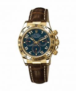 Rolex Cosmograph Daytona Yellow Gold Blue Dial 116518 Blue Dial Replica