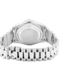 Rolex DayDate Platinum Ice Blue Baguette Dial Presidential 228206 Replica