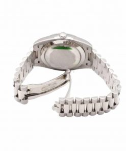 Rolex DayDate Platinum Ice Blue Baguette Dial Presidential 228206 Replica