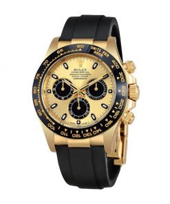 Rolex Daytona Yellow Gold Champagne Dial “Pikachu” Oysterflex 116518LN Replica
