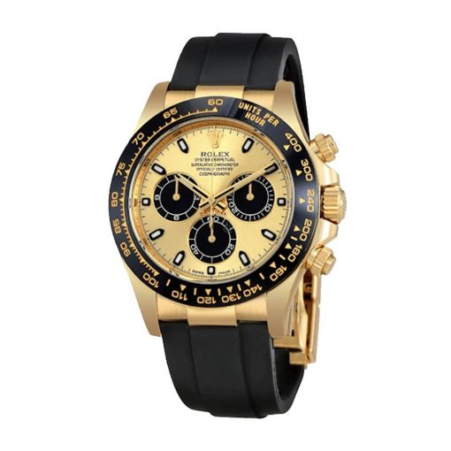 Rolex Daytona Yellow Gold Champagne Dial “Pikachu” Oysterflex 116518LN Replica