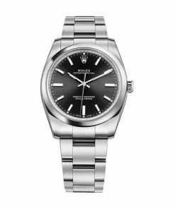 Rolex Oyster Perpetual 34mm Black Dial 114200 Replica Watch