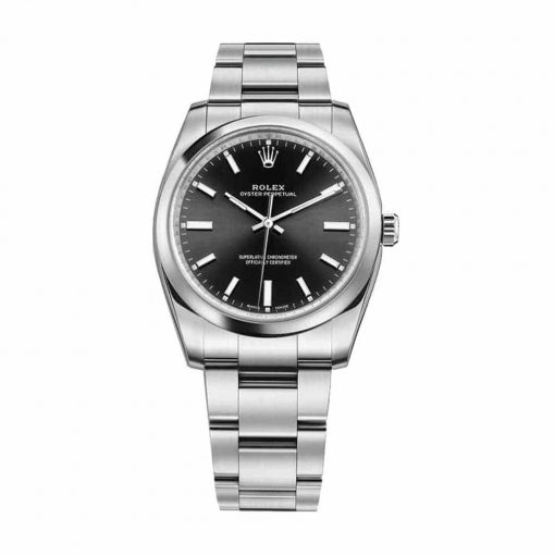 Rolex Oyster Perpetual 34mm Black Dial 114200 Replica Watch
