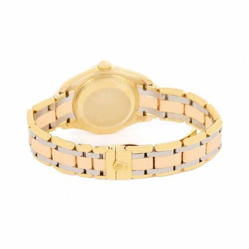 Rolex Pearlmaster Solid 80298-0048 Tridor Gold Diamond Replica