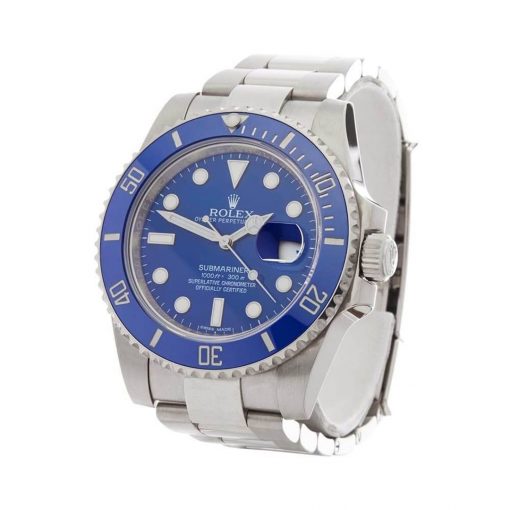Rolex Submariner “Smurf” 116619 Blue Dial Replica