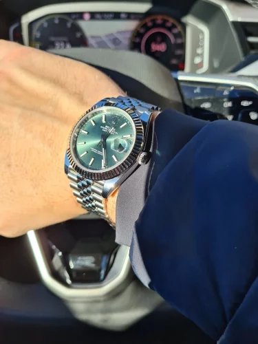 datejust 41 green