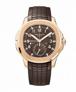 Patek Philippe Aquanaut 5164R-001 Travel Time Brown Dial Rose Gold