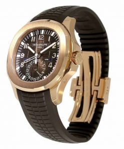 Patek Philippe Aquanaut 5164R-001 Travel Time Brown Dial Rose Gold