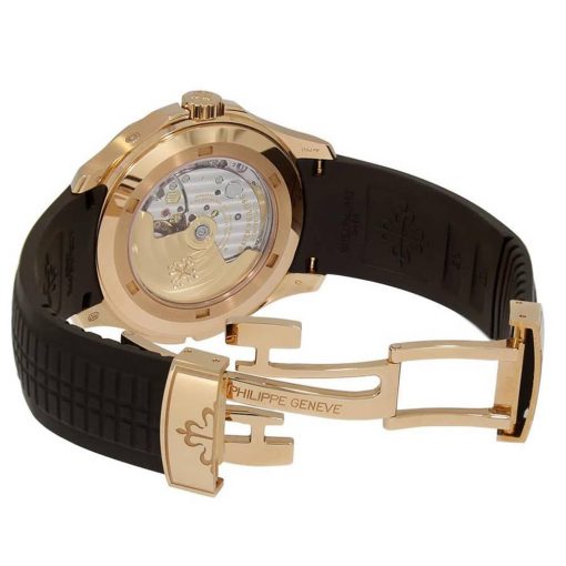 Patek Philippe Aquanaut 5164R-001 Travel Time Brown Dial Rose Gold