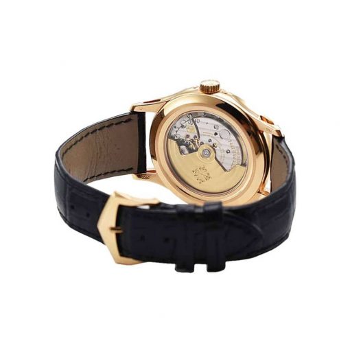 Patek Philippe Complications 5205R-010 Annual Calendar Rose Gold Black Dial Replica