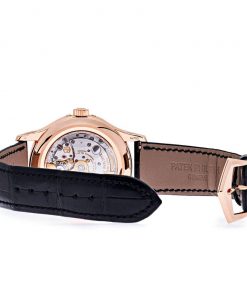 Patek Philippe Complications 5205R010 Annual Calendar Rose Gold Black Dial Replica 9
