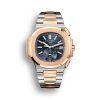 Patek Philippe Nautilus Flyback Chronograph 5980/1AR Rose Gold Blue Dial Replica