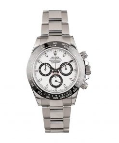 Rolex Daytona Ceramic Bezel White Dial 116500ln-0001 Oyster Replica