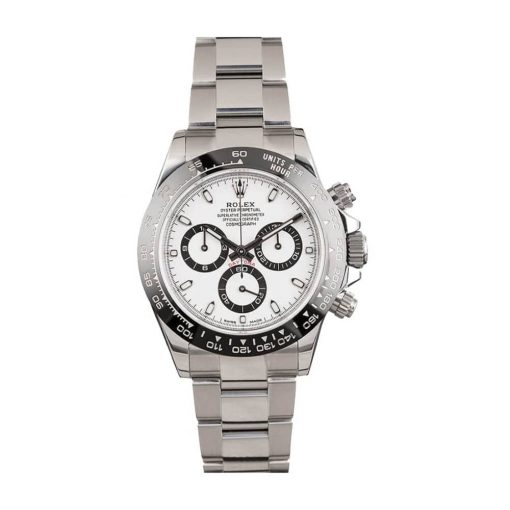Rolex Daytona Ceramic Bezel White Dial 116500ln-0001 Oyster Replica