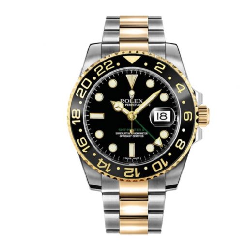 Rolex GMT-Master II 116713 Two-Tone Black Dial Oyster Replica