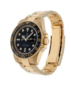 Rolex GMT-Master II 116718LN Gold Black Dial Oyster Replica